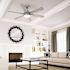 Hunter Fan 52" Georgetown Hunter Fanexpress Ceiling Fan With Led, Brushed Nickel
