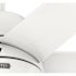 Hunter Fan 60" Skysail Weathermax Ceiling Fan With LED Light, Fresh White