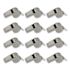 Champion Sports Whistle, Medium Weight, Metal, Silver, Package Of 12
