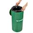 Alpine Industries 10 Gallon Steel Pet Waste Green Receptacle Trash Can With Lid