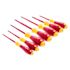 Wiha 7 Piece Insulated Softfinish Screwdriver Set - Slotted, Phillips, Square
