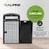 Alpine Industries 55-Gallon All Weather Outdoor Trash Can Receptacle With Door