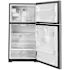 GE ENERGY STAR 21.9 Cu.ft. Top-Freezer Refrigerator,icemaker, Stainless Steel