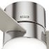 Hunter Fan 52" Minimus Low Profile Ceiling Fan With LED Light, Brushed Nickel