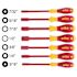 Wiha 7 Piece Insulated Softfinish Nut Driver Set - Inch