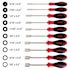 Wiha 10 Piece Softfinish Nut Driver Set - Inch