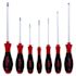 Wiha 7 Piece Softfinish Slotted And Phillips Screwdriver Set