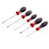 Wiha 5 Piece Softfinish Slotted And Phillips Screwdriver Set