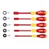 Wiha 5 Piece Insulated Softfinish Nut Driver Set - Inch