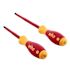 Wiha 2 Piece Insulated Softfinish Slotted And Phillips Screwdriver Set