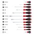 Wiha 12 Piece Softfinish Slotted And Phillips Screwdriver Set