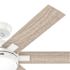 Hunter Fan 52" Georgetown Hunter Fanexpress Ceiling Fan With Led, Fresh White