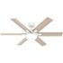 Hunter Fan 52" Georgetown Hunter Fanexpress Ceiling Fan With Led, Fresh White