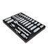Wiha 28 Piece 1/2" Drive Professional Standard And Deep Socket Tray Set - SAE