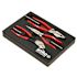 Wiha 3 Piece Classic Grip Plier And Cutters Tray Set