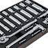 Wiha 22 Piece 3/8" Drive Professional Standard And Deep Socket Tray Set - SAE