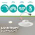 Am Cnvrstn Group Simply Conserve 12w Eq 5/6" Rcsd LED Dwnlght 2,700k Case Of 12