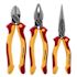 Wiha 3 Piece Insulated Industrial Pliers-Cutters Set