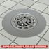 Danco Hair Catcher Shower Drain Cover In Chrome