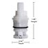 Danco 3s-9h/C Hot/Cold Stem For Delta/Glacier Bay Faucets