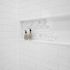 Swan Nextile 6030 Direct-To-Stud Four-Piece Alcove Tub Wall Kit In White