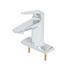 T&S Brass And Bronze Aesthetic Single Handle Escutcheon Faucet Polished Chrome