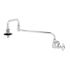 T&S Brass And Bronze Pot Filler Wall Mount 18" Dbl Joint Nzzl Insltd On-Off Ctrl