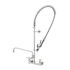 T&S Brass And Bronze Easyinstall Pre-Rinse 8" Wll Mnt Ceramas 12" Adf Tee Swivel