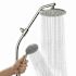 Niagara Conservation Shower Rail Kit 6-Spray High Pressure Handheld Showerhead