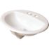 SeasonsÂ® 17" X 20" Oval Lavatory Sink White China