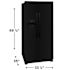 Frigidaire ENERGY STAR 22.1 Cu. Ft. Side By Side Refrigerator, Black