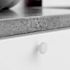 Seasons 1.5 In. Round Gloss White Cabinet Knob, 25-Pack