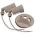 BELL N3R Die-Cast Gray 4 in. Round Cover with Two 75-150W PAR 38 Lampholders