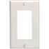 Leviton 1-Gang White Decora/Rocker Plastic Standard Wall Plate (10-Pack) 80401-WMP