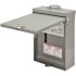 Square D QO 100 Amp 6-Space 12-Circuit Outdoor Main Lug Load Center with Cover