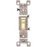 Leviton 15 Amp Single Pole Switch, Ivory (10-Pack) 1451-2IM
