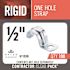 Halex 1/2 in. Rigid 1-Hole Conduit Straps (100-Pack)