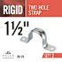 Halex 1-1/2 in. Rigid 2-Hole Conduit Straps (2-Pack)