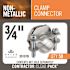 Halex 3/4 in. Non-Metallic (NM) Clamp Connectors (50-Pack)