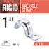 Halex 1 in. Rigid 1-Hole Conduit Strap