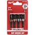 Milwaukee SHOCKWAVE Impact Duty 1-7/8 in. Alloy Steel Magnetic Nut Driver Set (4-Piece)
