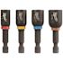Milwaukee SHOCKWAVE Impact Duty 1-7/8 in. Alloy Steel Magnetic Nut Driver Set (4-Piece)