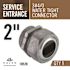 Halex 2 in. Service Entrance (SE) Water-Tight Connector