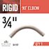 Halex 3/4 in. Rigid 90 Deg. Elbow