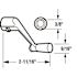 Prime-Line 2-11/16 in. White Casement Operator Crank Handle