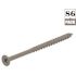 Grip-Rite #9 x 2-1/2 in. #2 Phillips Bugle Head Coarse Thread Sharp Point Coated Exterior Wood Screws 1 lb. Box