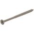 Grip-Rite #9 x 2-1/2 in. #2 Phillips Bugle Head Coarse Thread Sharp Point Coated Exterior Wood Screws 1 lb. Box