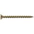 Grip-Rite #6 x 2 in. #2 Phillips Bugle Head Coarse Thread Gold Screws 1 lb. Box
