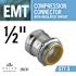 Halex Electrical Metallic Tube (EMT) Compression Connectors 1/2 in. with Insulated Throats (3-Pack)