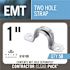 Halex 1 in. Electrical Metallic Tube (EMT) 2-Hole Strap (50-Pack)
